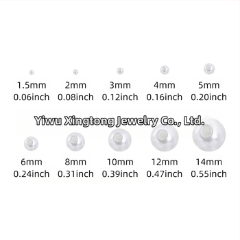 ABS χάντρες με διάτρητο άνοιγμα – σφαιρικά μιμητικά μαργαριτάρια για DIY αξεσουάρ