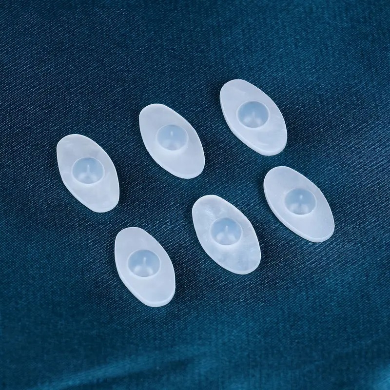 Zy Jewelry Silikono širdies formos ausų laikikliai, 20 vnt., injekcinis formavimas