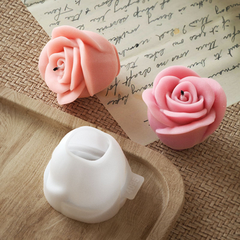 3D Φόρμα Σιλικόνης για Μπουμπούκι Ρόδου, κατάλληλη για Ρητίνη και Γύψο, Διακοσμητικό Κερί DIY