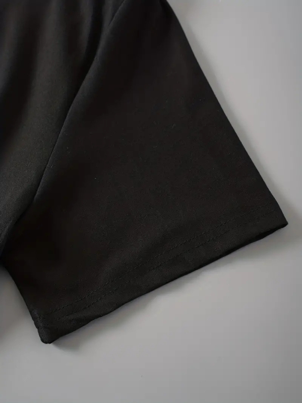 Тениска с графичен принт на буквите New York, 95% памук, къс ръкав, кръгло деколте