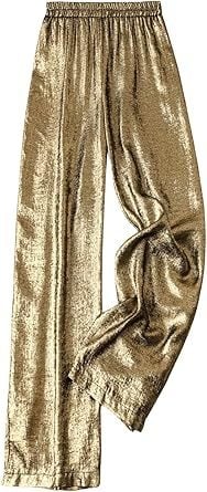 Есен 2024 Женски панталони с висока талия и прав крак, полиестер, ежедневни