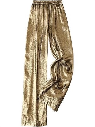 Есен 2024 Женски панталони с висока талия и прав крак, полиестер, ежедневни