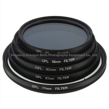 CPL polárszűrő Canon és Nikon objektívekhez, OEM gyártás, 2015-ben jelent meg.