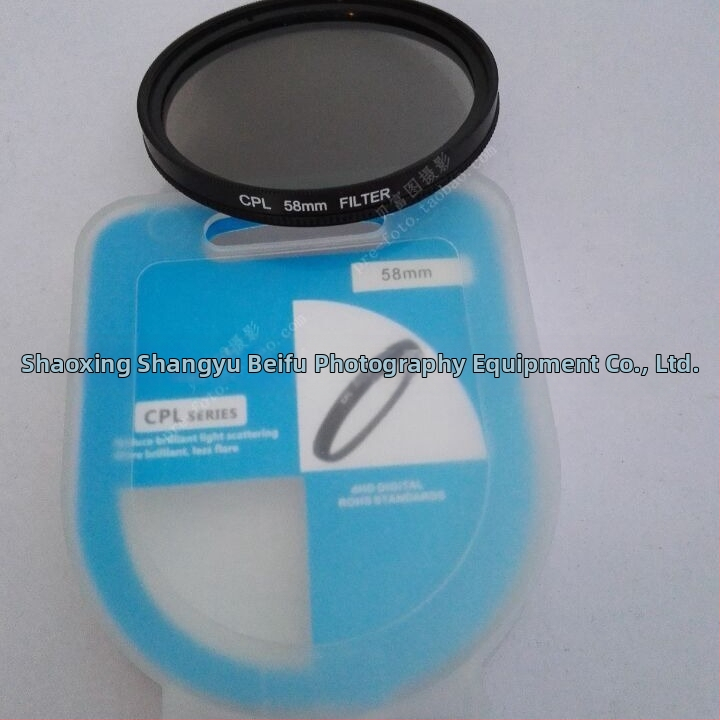 CPL поляризационен филтър за обективи Canon и Nikon, OEM обработка, пускан на пазара през 2015 г.