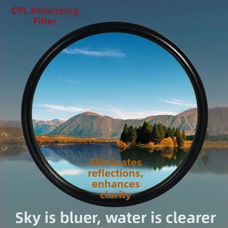 CPL поляризационен филтър за обективи Canon и Nikon, OEM обработка, пускан на пазара през 2015 г.