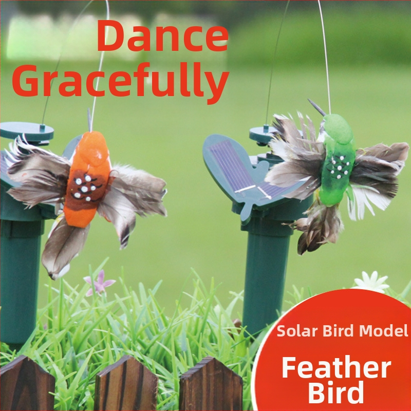 Декоративен колибри – бионична изработка, пластмасова конструкция, полусамомеханично производство, висяща украса, Ice Butterfly