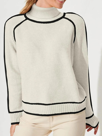 Pulover tricotat unisex în stil Y2K vintage, țesătură poliester-spandex, guler rotund, mâneci lungi, model 3D, grosime medie