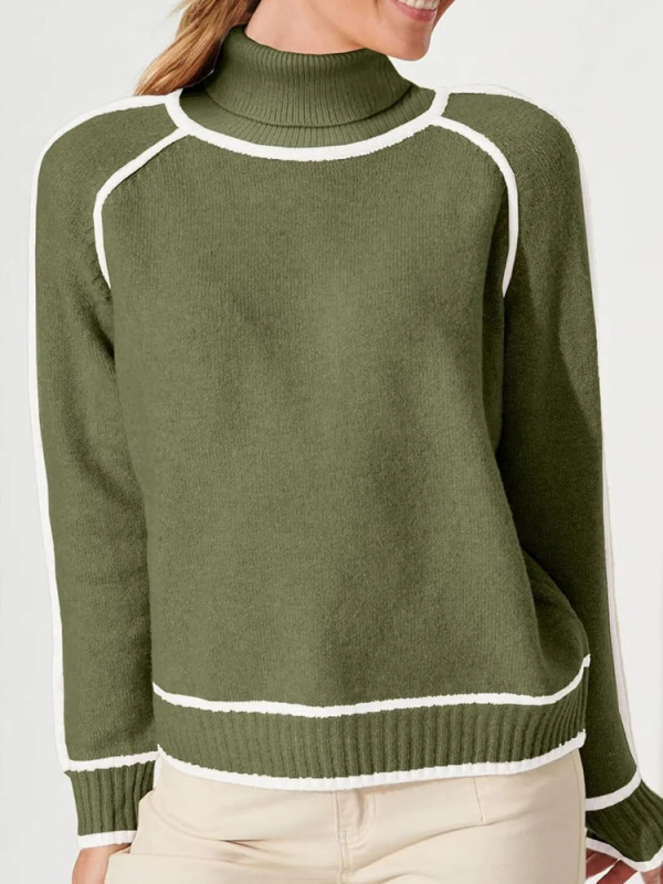 Pulover tricotat unisex în stil Y2K vintage, țesătură poliester-spandex, guler rotund, mâneci lungi, model 3D, grosime medie