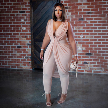 Γυναικείος ολόσωμος συνδυασμός με διχτυωτή ύφανση, στυλ διανοούμενο, χωρίς μανίκια, μήκος παντελονιού, ύφασμα πολυεστερικό