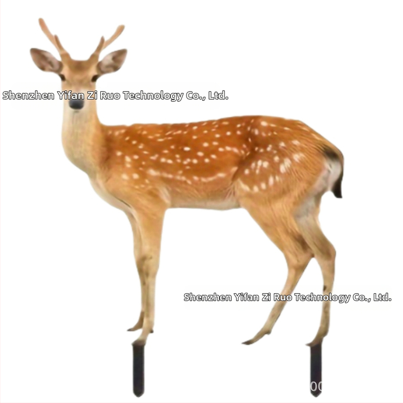 Akril álló szarvas – kert dísz kültéri parkokhoz és udvarokhoz, talajba illeszthető dekoráció