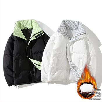 Βαμβακερό παλτό (κορεατικό στυλ, χαλαρή γραμμή, μονόμπροστο, corduroy ύφασμα)