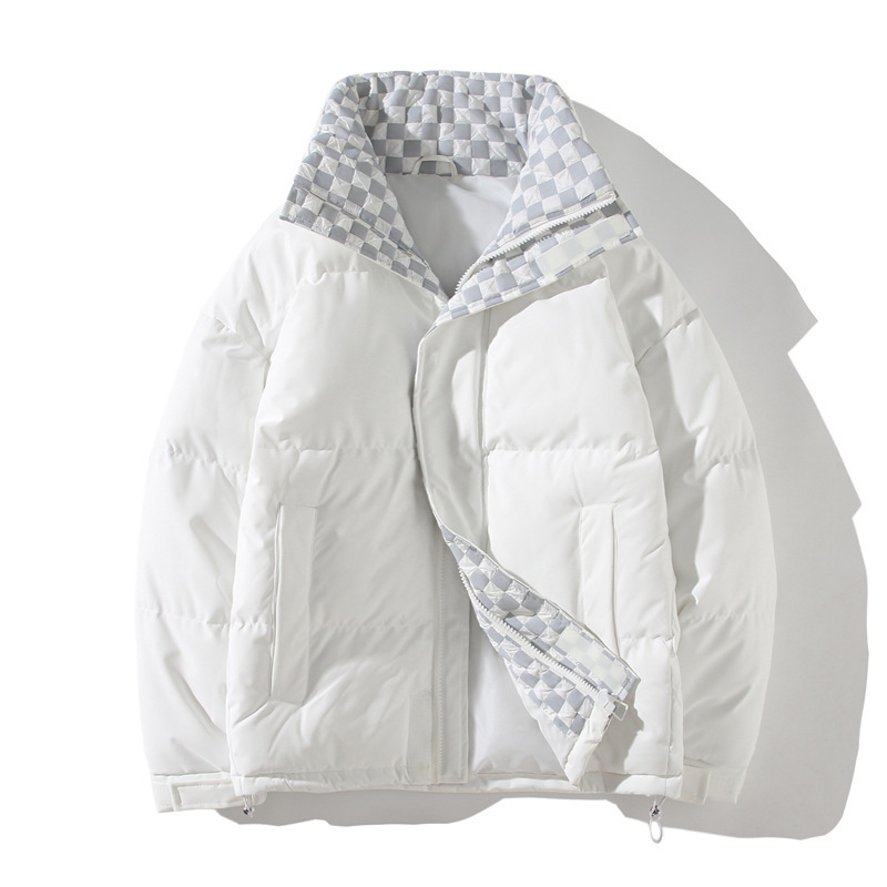 Pamučni kaput (korejski stil, opušten kroj, jednosložno kopčanje, corduroy tkanina)