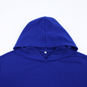 Γυναικείο σετ φούτερ με κουκούλα και παντελόνια, μονόχρωμο, πλεκτό ύφασμα, πολυεστερ-βαμβακι, μακριά μανίκια, αστικό καθημερινό στυλ, άνοιξη 2022