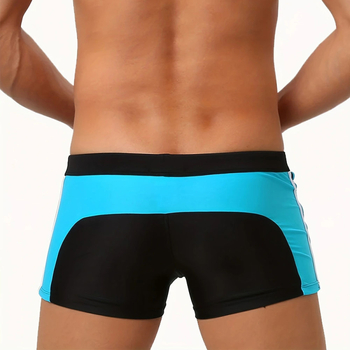 Ανδρικά μαγιό σλιπ με χρωματικό συνδυασμό, φερμουάρ και κορδόνι ρύθμισης, στενός εφαρμογής, πολυεστέρας/ελαστάν 82%/18%, βάρος 100 g