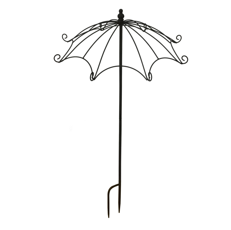 Željezni stalak za cvijeće za vanjsku upotrebu – podni ukras za vrt i balkon