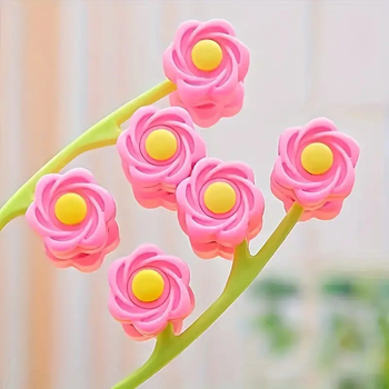 Лицев масажор с V-образен ролер, пластмасов, 12 ролки