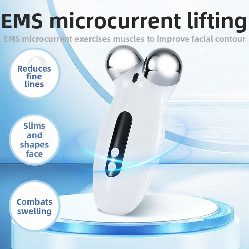 V-Face Roller EMS veido masažo įrenginys namų naudojimui: pakėlimas ir stangrinimas, nešiojamas, IPX6 atsparus vandeniui, įmontuota baterija 300–500 mAh, aozhifeng