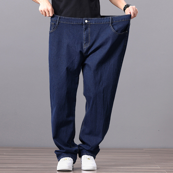 Дънки от памучен деним, прави крачоли, средна талия, цип, четири сезона