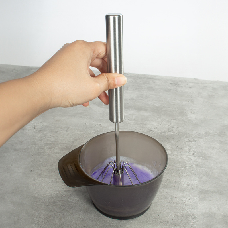 Nerūsējoša tērauda maisītājs krāsvielu krēmam, pusautomātisks/rokas maisīšanas krāsām, profesionālam frizieru salonam