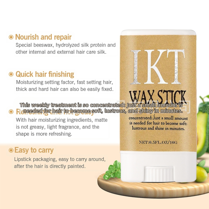 IKT Твърд восък за коса – финално оформяне на увредена коса, 75 g