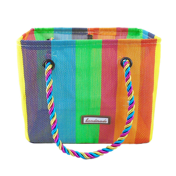 Τσαντα μπάνιου από πλεγτό δίκτυο ρητίνης – πτυσσόμενη, αδιάβροχη, για μπάνιο και αποθήκευση, ιδανική για ταξίδια και σπίτι