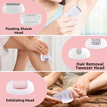 Ηλεκτρικός Αποτριχωτής HT-6258 με USB/Ηλεκτρική Τροφοδοσία, κεφαλή κοπής από ανοξείδωτο ατσάλι, πλήρες πλύσιμο όλου σώματος