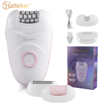 Ηλεκτρικός Αποτριχωτής HT-6258 με USB/Ηλεκτρική Τροφοδοσία, κεφαλή κοπής από ανοξείδωτο ατσάλι, πλήρες πλύσιμο όλου σώματος