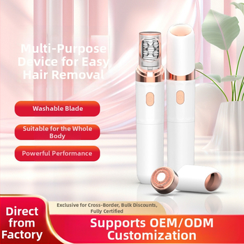 Ηλεκτρικό μηχάνημα αποτρίχωσης σώματος για ολόκληρο το σώμα, με διπλό κεφάλι κοπής, τροφοδοτούμενο μέσω USB, κινητήρας DC