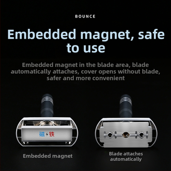 Χειροκίνητο ξυριστικό Tide, διπλής όψεως ανοξείδωτες λεπίδες, 8 στάδια ευκρινισμού, σετ 5 λεπίδων