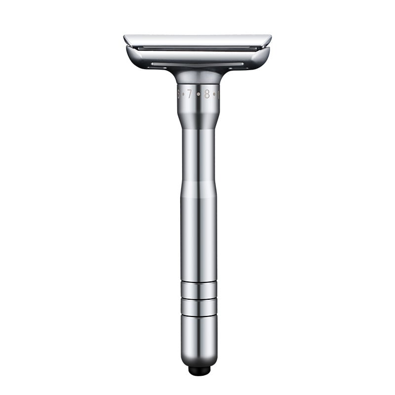 Χειροκίνητο ξυριστικό Tide, διπλής όψεως ανοξείδωτες λεπίδες, 8 στάδια ευκρινισμού, σετ 5 λεπίδων