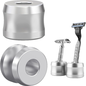 Θήκη για ξυριστήρα | Ανοικτό ασφαλιστικό στήριγμα από κράμα αλουμινίου, μπάνιο, μάρκα 54242, κουτί 150 τεμάχια