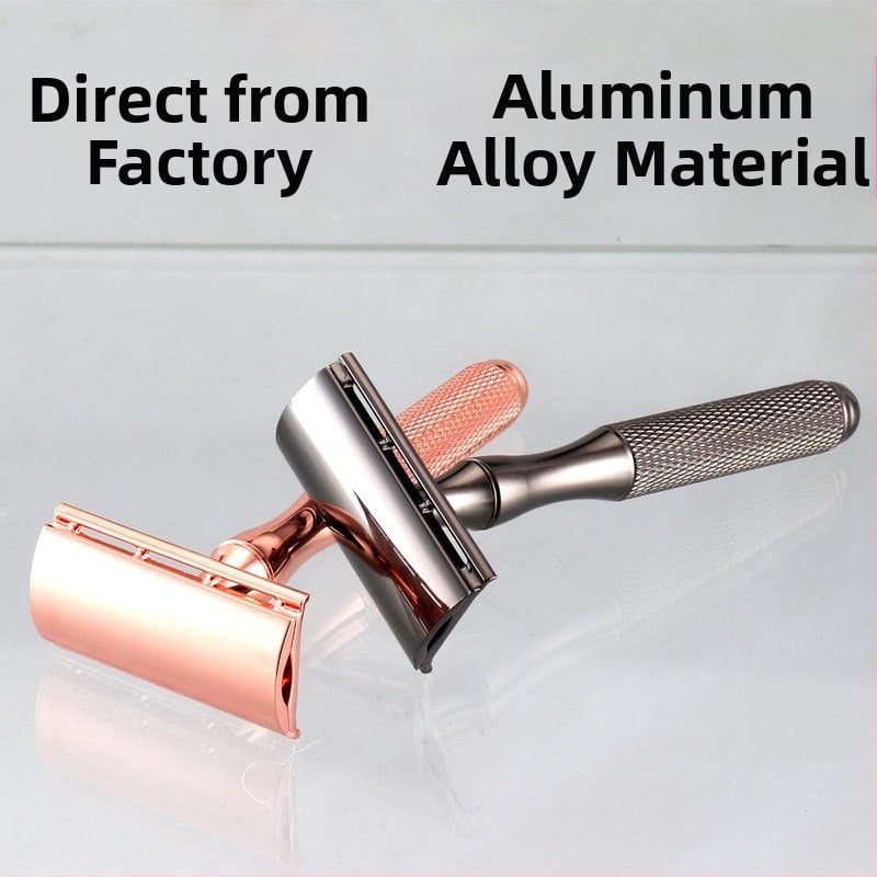 Geely Solid χειροκίνητο δίπλης όψης ξυριστικό με θήκη λεπίδων, κουτί 100 τεμάχια