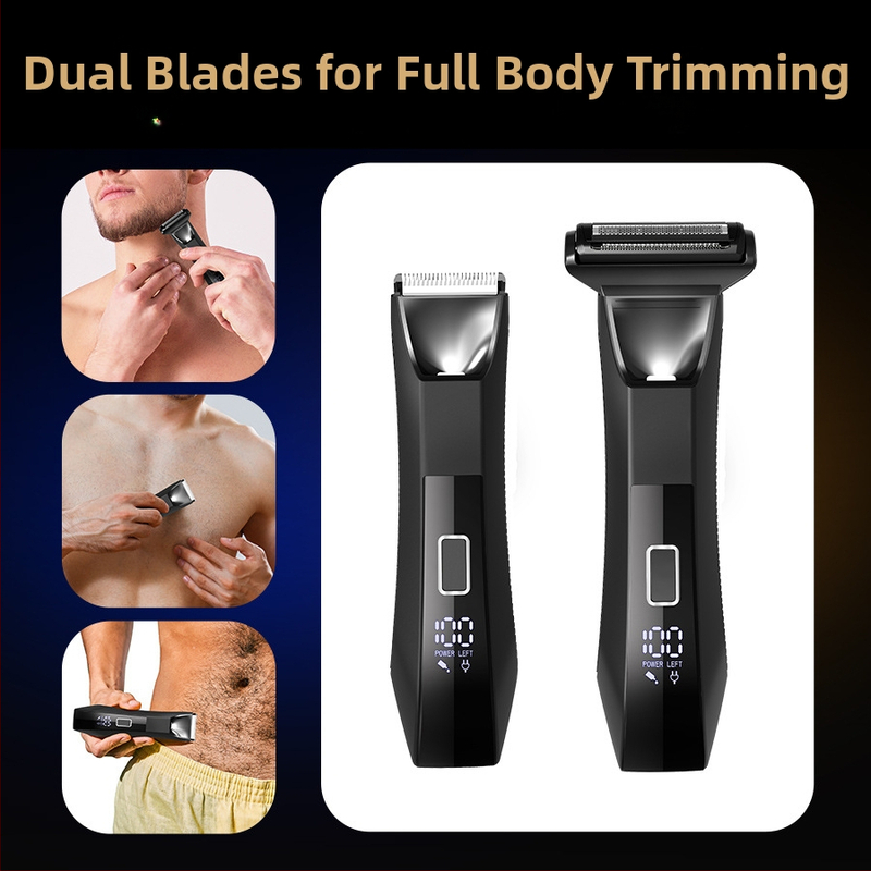 Електрически тример за тяло CDH021, водоустойчив, мокро/сухо ползване, USB захранване, измиващ се, CE сертифициран