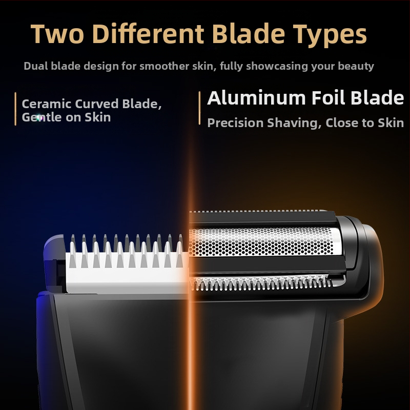 Електрически тример за тяло CDH021, водоустойчив, мокро/сухо ползване, USB захранване, измиващ се, CE сертифициран