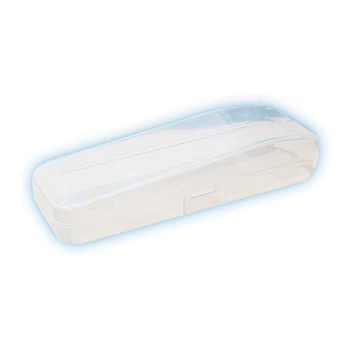 Κουτί αποθήκευσης ξυριστήρα, Διαφανές PP πλαστικό, Συσκευασία 500 τεμαχίων