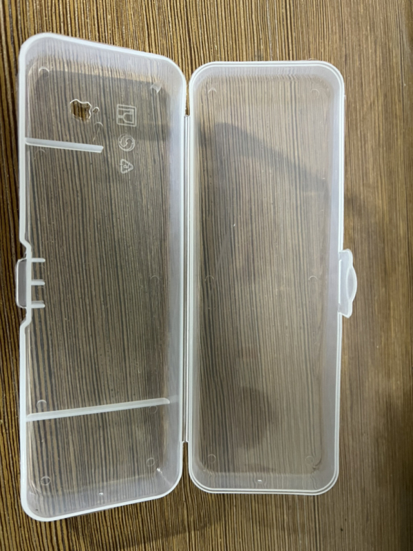 Κουτί αποθήκευσης ξυριστήρα, Διαφανές PP πλαστικό, Συσκευασία 500 τεμαχίων