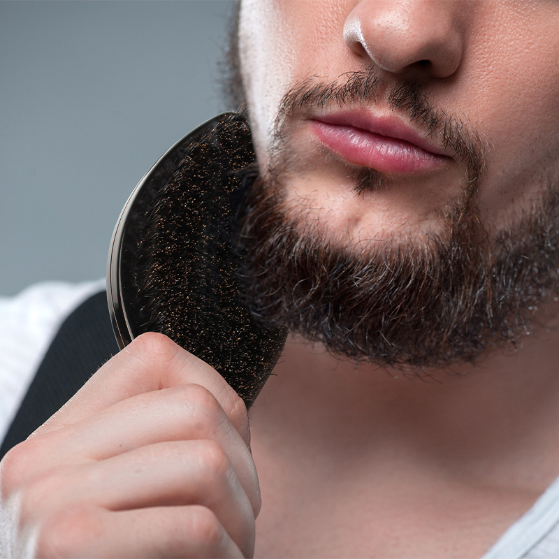 Vintage ABS извит пластмасов гребен за коса и брада за мъже