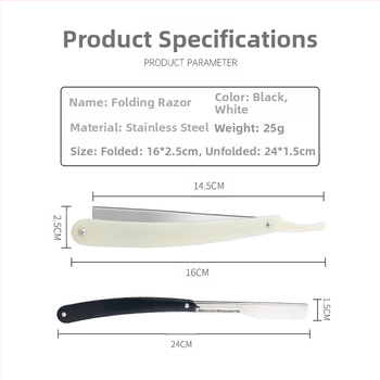 Θήκη λεπίδων για χειροκίνητο ξύρισμα με αναδιπλούμενο τηλεσκοπικό σχεδιασμό – για άνδρες, χωρητικότητα 74 λεπίδων