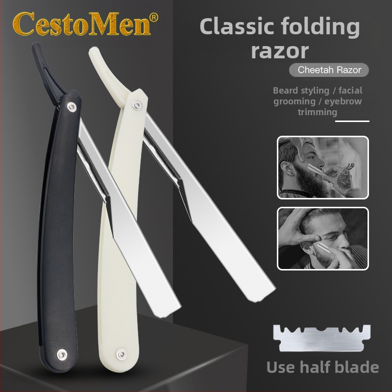 Θήκη λεπίδων για χειροκίνητο ξύρισμα με αναδιπλούμενο τηλεσκοπικό σχεδιασμό – για άνδρες, χωρητικότητα 74 λεπίδων