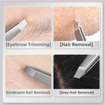 Antakių segtukas, ultratankus nerūdijančio plieno, tikslus plaukelių šalinimas antakiams ir barzdai, kilmė Yangjiang