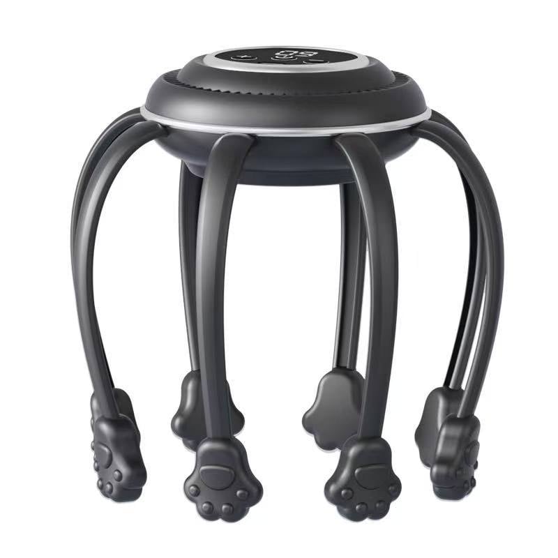 WY-601 masažer za vlasište sa šapom — USB napajanje, upravljanje gumbom, 3. brzina, vibracijski masažni princip