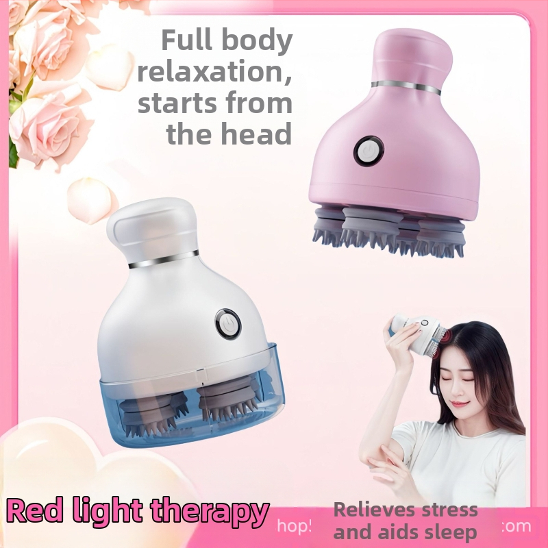 Uređaj za masažu vlasišta s kandžastom glavom, gnječući masažer, punjiv, 3 brzine, model 820, upravljanje gumbom