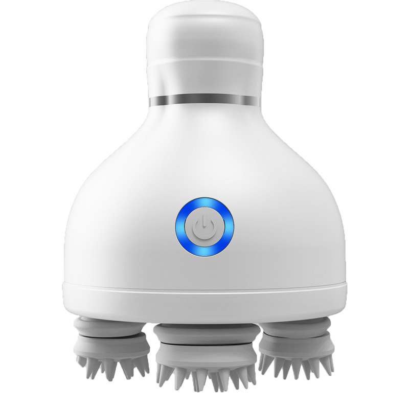 Uređaj za masažu vlasišta s kandžastom glavom, gnječući masažer, punjiv, 3 brzine, model 820, upravljanje gumbom