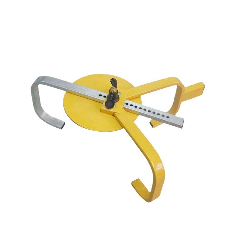 HT8006 Automobilių padangų užraktas su siurbtuvu, trijų šakų dizainas, tinka hub 13–15, kryžminis cilindras