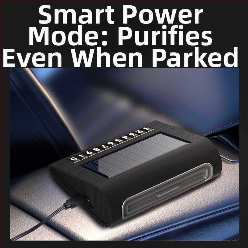 Ozoninis automobilių oro valytuvas su automatinio režimo veikimu, modelis 8819, galia 1W USB maitinimas, 5V, aktyvus deguonis 20 mg/h