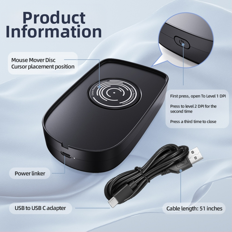 H26 оптичен мишок – USB кабелен, 1 бутон, обхват 1,5 м, резолюция до третата степен