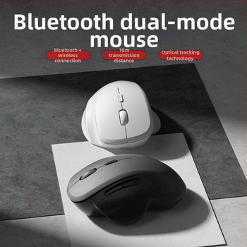 Безжична ергономична мишка, 2400 DPI, 7 бутони, USB интерфейс, 2,4 GHz