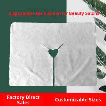 Μίας χρήσης μη υφασμένη πετσέτα με οπή σε σχήμα U για σαλόνι ομορφιάς, πρόσωπο και τραπέζι μασάζ; 30x40 cm, 25–50 g, προστασία από σκόνη