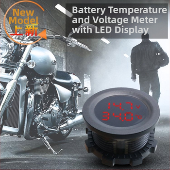 Автомобилен волтметър с двоен цифров дисплей, модел 666