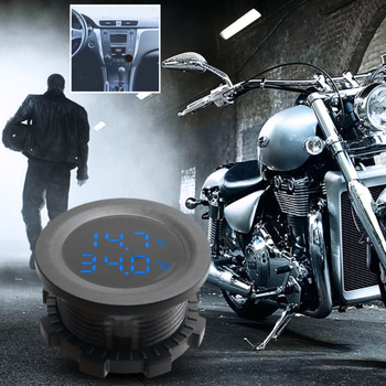 Автомобилен волтметър с двоен цифров дисплей, модел 666